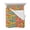 Red Orange, variant on Quilts Full Size Bedding Set, Watercolor Flip Flop Lightweight Quilted Comforter, Summer Coastal Beach Slippers Soft Reversible Bedspread Coverlet with Pillow Covers for All Season, 78" x 90"