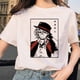 thumbnail image 5 of Camiseta con estampado divertido de Bungou Stray Dogs para mujer, Top Harajuku, camiseta informal básica con cuello redondo, camiseta de manga corta para niña, envío directo, 5 of 5