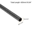 thumbnail image 2 of 2Pcs Carbon Fiber Tubes 6 x 8 x 420mm Matte Surface Rod 3K Roll Wrapped Carbon Round Tubing for RC Airplane, 2 of 5