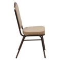 thumbnail image 3 of HERCULES Series Crown Back Stacking Banquet Chair in Tan Vinyl - Copper Vein Frame, 3 of 9