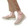 thumbnail image 1 of Chaussures de Marche Orthopédiques à Enfiler à Plateforme Compensée pour Femmes, Confortables, en Mousse Mémoire, Mocassins de Conduite pour Infirmières, 1 of 6