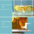 thumbnail image 4 of Clearance! Under $10 Drink Dispenser for Fridge 2.5L Beverage Dispenser with Lid and Plastic Clear Lemonade Juice Container with Faucet for Home Picnic, 4 of 8