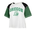 thumbnail image 2 of Women's '47 White Oregon Ducks Serenity Gia Cropped T-Shirt, 2 of 3