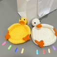 thumbnail image 7 of Opvise Duck Panda Crochet Coaster Heat-resistant Non-slip Kitchen Countertop Table Protection Handmade Mug Coffee Tea Cup Holder Decoration, 7 of 7