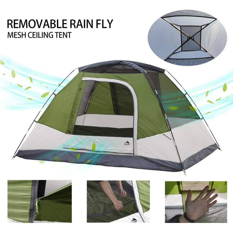Camping Tent with Rainfly, 2/4 Person Dome Tent,Waterproof