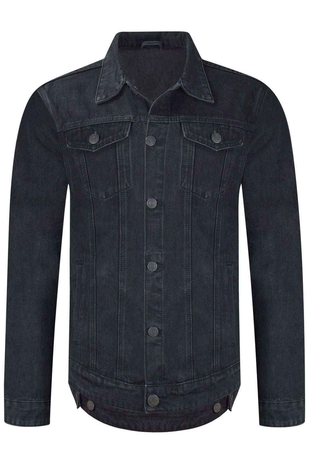 mens denim ripped jacket