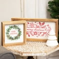thumbnail image 4 of Northlight Wooden "Merry Christmas" Plaques and Serving Tray with Handles - 16" - Set of 3, 4 of 9