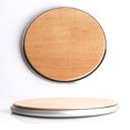 thumbnail image 1 of Wireless Charger Wood Charging Pad- 15W Fast Charging Station - Compatible with iPhone, 1 of 5