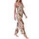 thumbnail image 4 of Conjunto de Ropa de Casa Satinada INSPIRE CHIC para Mujeres de 2 Piezas, Top de Tirantes Sin Mangas y Pantalones Largos M Oro, 4 of 6