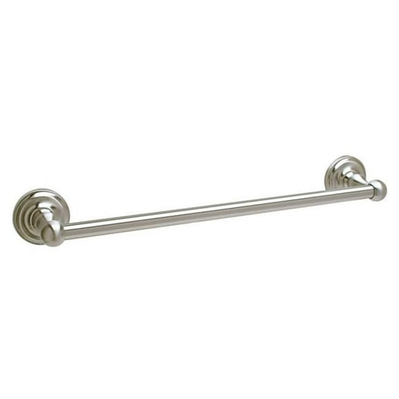 Pamex  24 in. Ventura Collection Towel Bar Set, Satin Nickel
