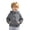 Grey, variant on Boys Girls Waterproof Rain Jacket Lightweight soft Kids Windbreaker Hooded Coat Size 9-10 Years