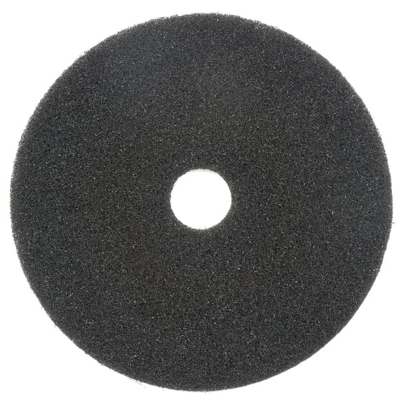 Global Industrial 17" Black Stripping Pad, 5/Case