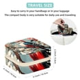 thumbnail image 5 of Woodpecker Travel Portable Square Jewelry Box Organizer Earring Necklace Bracelet Holder Decorative Display Case Stand Storage Box, 5 of 6