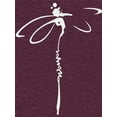 thumbnail image 3 of Chulianyouhuo Dragonfly Shirts Women Cute Graphic Tees Short Sleeve Summer Tops Crew Neck, 3 of 6