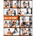 thumbnail image 4 of Smith Machine Power Cage for Home Gym – 2300 lbs Capacity Squat Rack with LAT Pulldown, Durable Cable Crossover, Leg Press Attachment – Multi-Function Multifunctional Fitness Equipment, 4 of 8