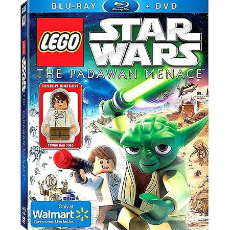 LEGO Star Wars: The Padawan Menace Blu-ray & Standard DVD Combo Pack with Young Han Solo Minifigure - image 2 of 2