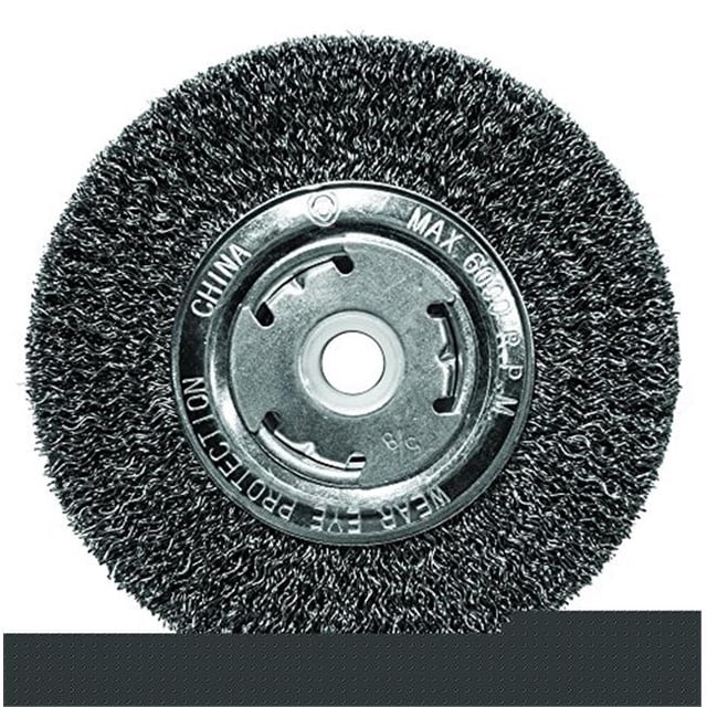 5 x 0.5 x 0.63 in. Coarse Bench Grinder Wire Wheel