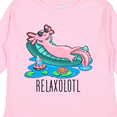 thumbnail image 4 of Inktastic Relaxolotl- Cute Axolotl on Summer Vacation Boys or Girls Long Sleeve Toddler T-Shirt, 4 of 5
