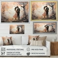 thumbnail image 4 of Designart "love Landscape Loves Whispers I" Romantic Landscape Wall Decor, 4 of 5