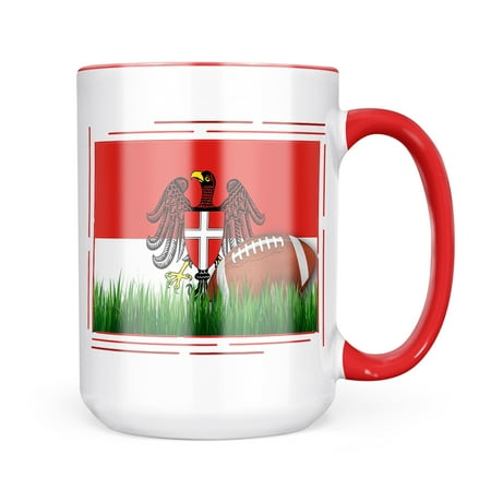 

Neonblond Football with Flag Vienna (Service) region Austria Mug gift for Coffee Tea lovers