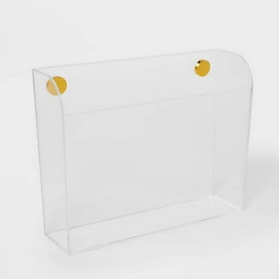 Acrylic Wall Pocket Clear