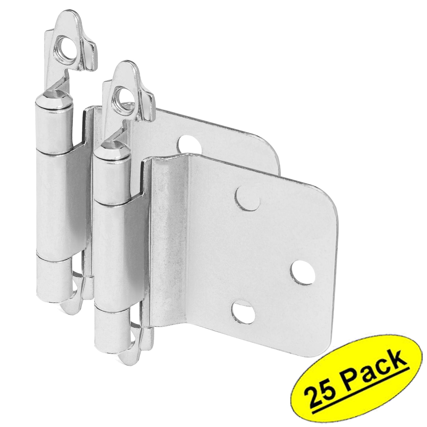 25 Pair Pack Cosmas 16890SN Satin Nickel Hinge Variable