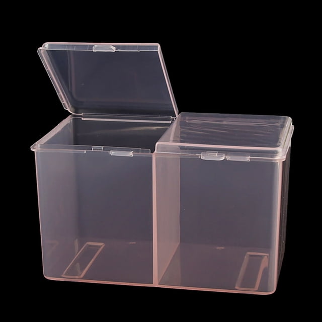 ZZwxWA 50% Off Clear 2 Nail Art Storage Box Rhinestone Bead Acrylic Crystal Jewelry Decorati