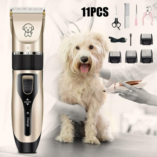 Dog Clippers For Grooming Set 11 PCS ， Low Noise Professional