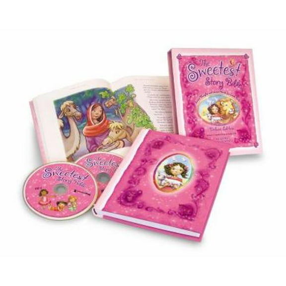 Pre-Owned The Sweetest Story Bible Deluxe Edition: Sweet Thoughts and Sweet Words for Little Girls; With CDs [With CD (Audio)] (Hardcover) 0310730333 9780310730330