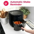 thumbnail image 6 of Frigidaire 5.3 QT. Air Fryer with Touch Controls, 3-in-1 Air Fry, Bake, and Reheat, 400°F, Non-Stick, Black, 6 of 16