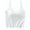 White, variant on fatyb Summer Built in Bra Tank Top Womens Crop Going out Cami Shirts Spaghetti Strap Sleeveless Camisole