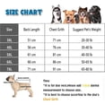 thumbnail image 3 of Dog Raincoat with Legs,Transparent Four-legs Large Dog Raincoats Waterproof with Reflective Strips & Hood Jumpsuit, 3 of 5