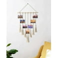 thumbnail image 4 of Macaron Wall Mounted Photo Decoration For Flat Bedroom Living Room Gallery With 20 Wooden Clips, 4 of 4