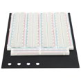 thumbnail image 3 of Placa De Pruebas Sin Soldadura De 3220 Puntos, Kits De Placas De Pruebas 65 Cables De Puente Material ABS De La Placa De Pruebas Para La Industria Para El Circuito De Creación De ANGGREK 3220 Points Solderless Breadboard, 3 of 8