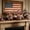Beige, variant on Cififendec 2Pcs 4th of July Highland Cow Figurines, 4.92"×3.35", Patriotic 2D Printed Wooden Highland Cow Tabletop Decor, Red White Blue Ornaments for Independence Day Home Decor