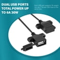 thumbnail image 2 of Convertidor DC-DC YIPIN HEXHA 12V/24V a 5V 6A 30W con doble USB, 2 of 6