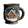 thumbnail image 3 of Limited Time Deal karymi Christmas Ceramic Mug Holiday Theme Cup 15oz Capacity Festive Design with Santa Pattern Microwave Safe Holiday Gifts Best Sellers The Big Save, 3 of 5