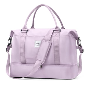SYCNB Weekender Travel Duffel Bag with Shoe Compartment