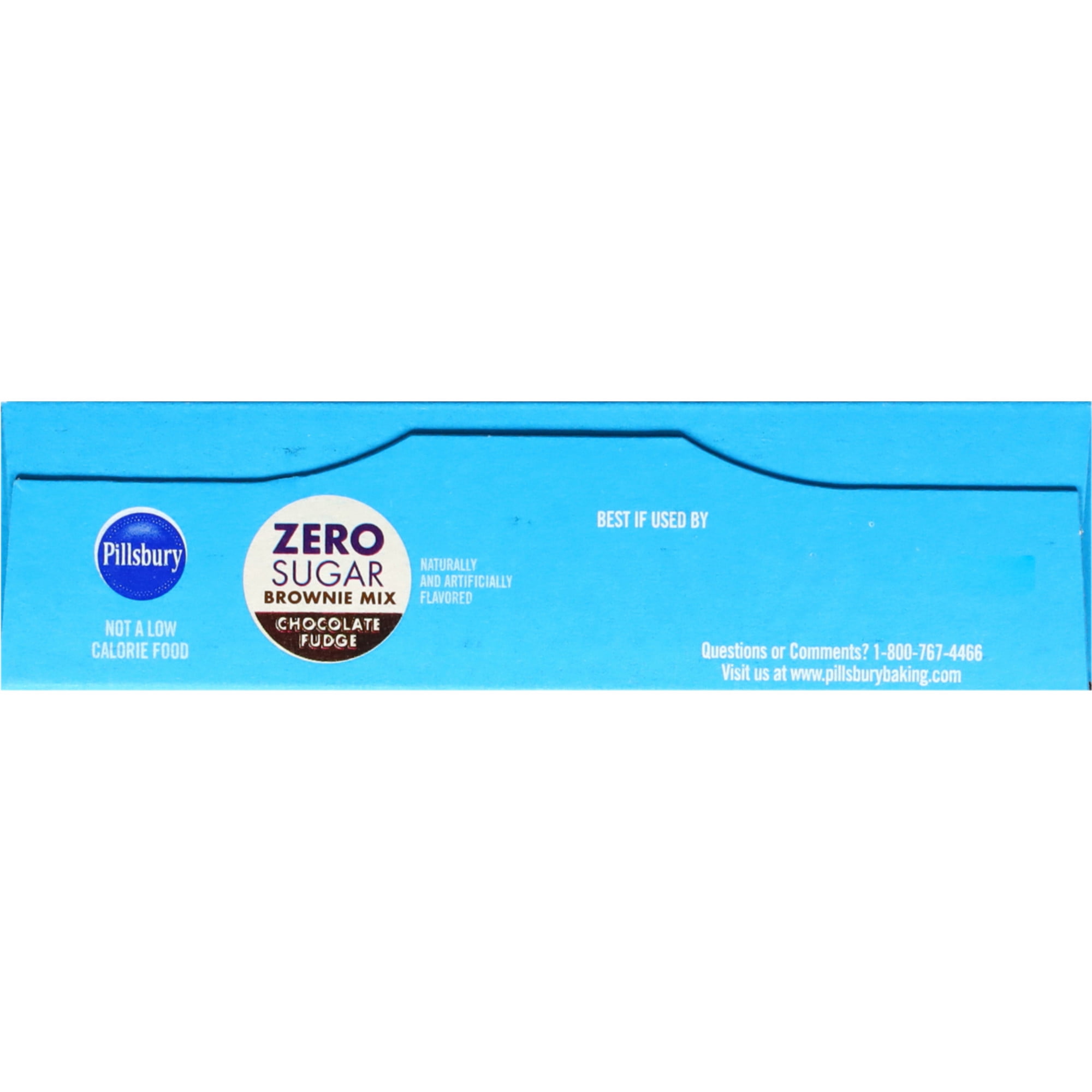 Pillsbury Zero Sugar Chocolate Fudge Flavored Brownie Mix, 12.35 oz Box