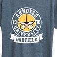 thumbnail image 3 of Garfield - Annoyed University - Women's Short Sleeve Graphic T-Shirt, 3 of 5