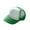Green + White, variant on Cheers.US Unisex Baseball Cap Mesh Back Baseball Sun Hat Mesh Baseball Cap Mesh Trucker Cap Adjustable Mesh Snap Hats for Women Men Teen Boys Girls