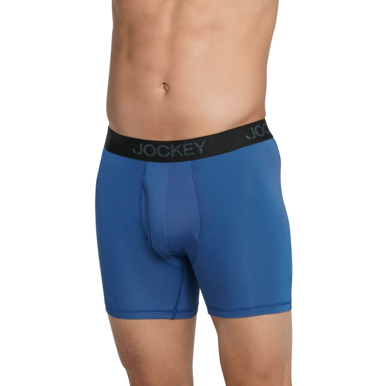 Jockey® Essentials Men's Microfiber Boxer Brief Underwear, Pack of 3,  Moisture Wicking Boxer Brief, Workout Underwear, Sizes Small, Medium,  Large, Extra Large, 2XL, 6804 - Walmart.com