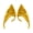 Gold, variant on 10cm Glitter Gold Pixie Elf Ears Accessories, Latex Pointed Fairy Elf Ears, Halloween Costume Party Photo Shoot Cos Prop for Fairy Devil Alien Makeup