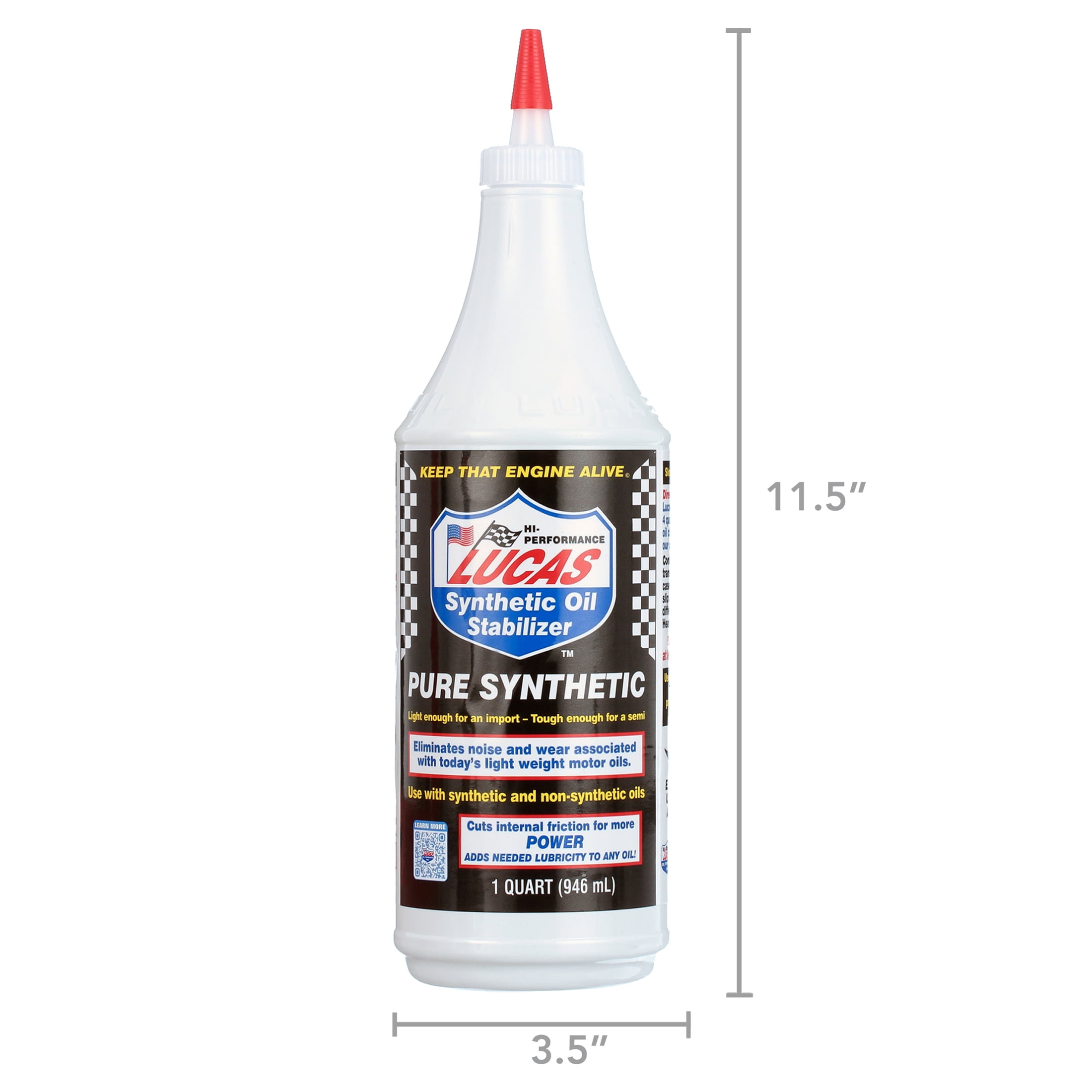 (6 pack) Lucas 10130 Synthetic Oil Stabilizer 32 Ounce