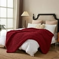 thumbnail image 5 of Longhui Bedding Handmade Chunky Knit Blankets, Luxurious Chenille Cable Knit Throw Blanket Yarn for Couch Sofa and Bed, Ultra Soft Decorative Mustard Yellow Christmas Blanket, Machine Washable 51 x 63, 5 of 8
