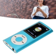 64GB MP3 Players, 1.8 Inch LCD Screen Music Player, Built-in HD Speaker, Mini Design, Hifi Sound[Blue]