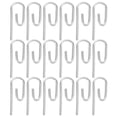 thumbnail image 1 of Juego de 50 ganchos metálicos resistentes para cortinas, con pinzas, ideales para dormitorio, sala de estar, oficina y baño., 1 of 7