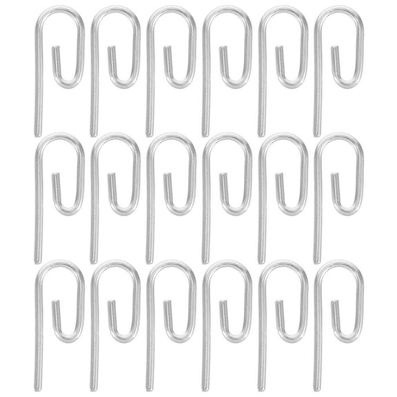 WHAMVOX 50pcs Metal Curtain Hooks for Drapes Heavy Duty Drapery Hooks Pins Pleated Curtain Hangers for Bedroom Kitchen
