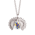 thumbnail image 1 of Blue Feather Mask Feliz Carnaval de Venecia Collar de girasol collar collar collar colgante, 1 of 3