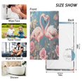 thumbnail image 3 of Wobogo Raggedy Pink Flamingos 100% Cotton Towel 2 Pieces Set Super Soft and Highly Absorbent Suitable for Bathroom Gym Travel Camping Pool, 3 of 8